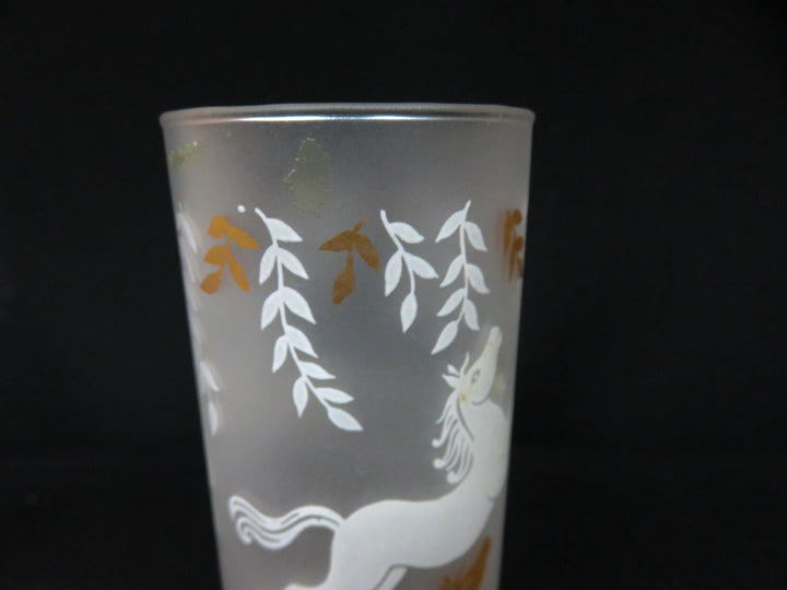 Frosted Cavalcade Tom Collins Glasses