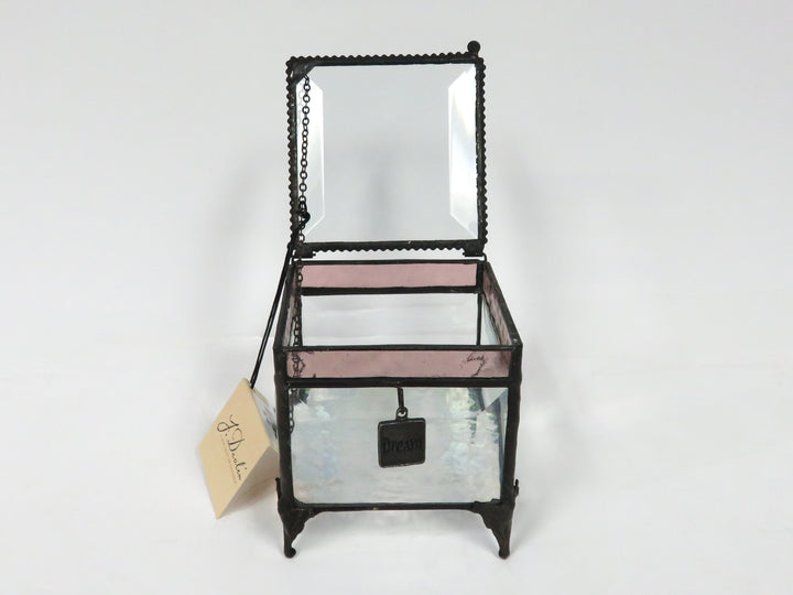Beveled Glass Trinket Box