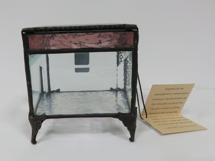 Beveled Glass Trinket Box