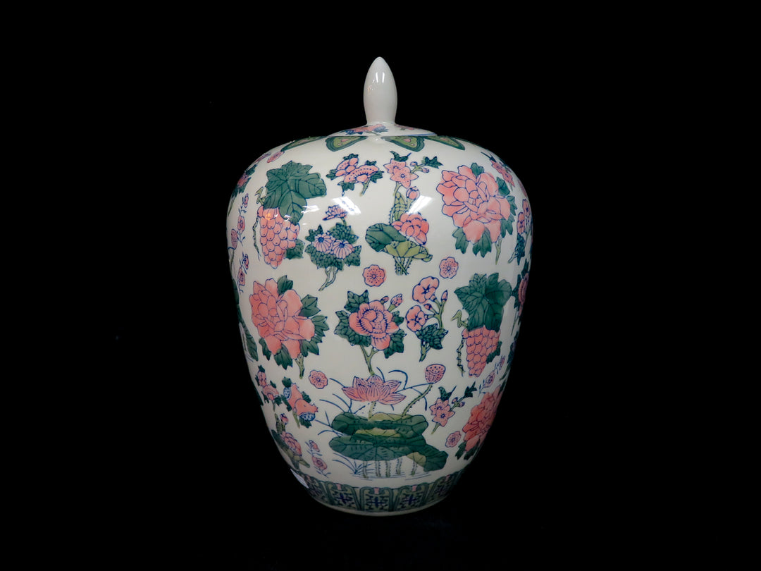 Vintage Chinoiserie Ginger Jar