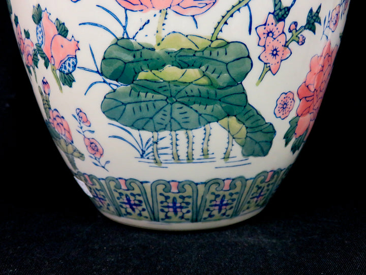 Vintage Chinoiserie Ginger Jar