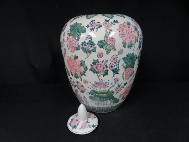 Vintage Chinoiserie Ginger Jar