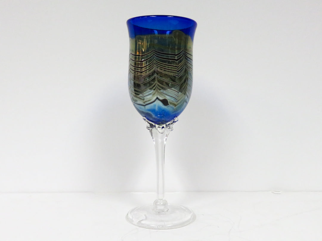 Charlie Miner Handblown Goblet