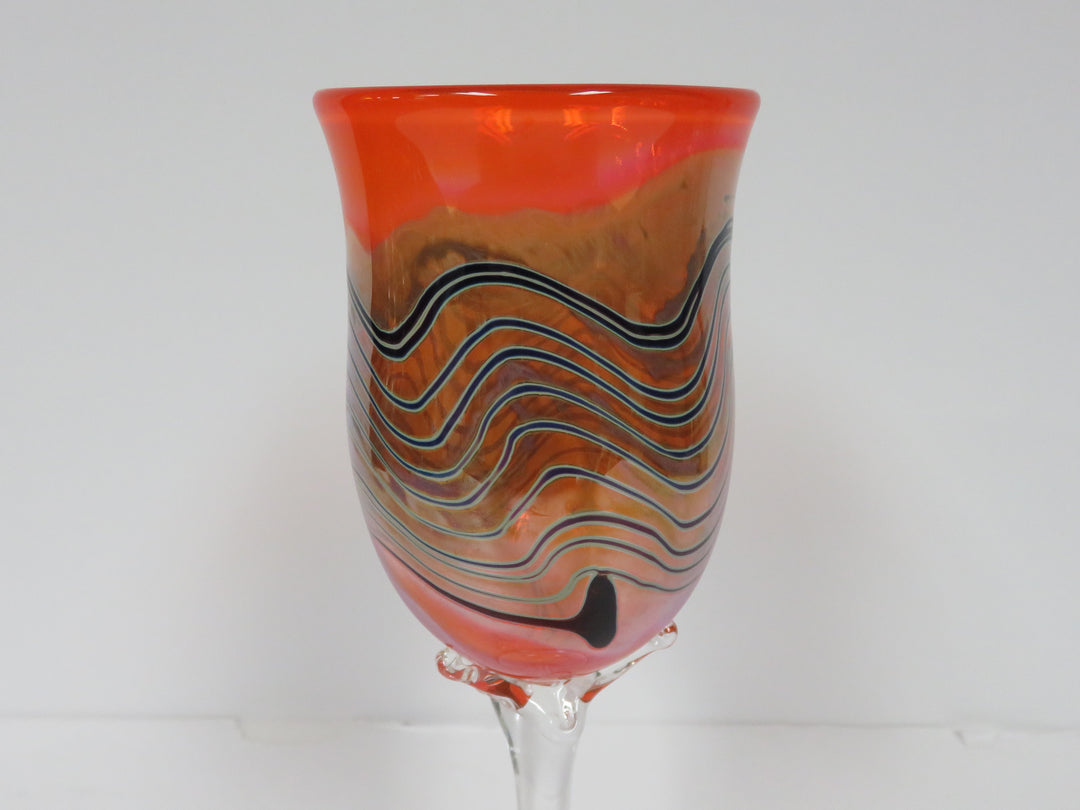 Charlie Miner Handblown Goblet