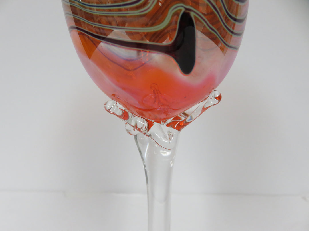 Charlie Miner Handblown Goblet