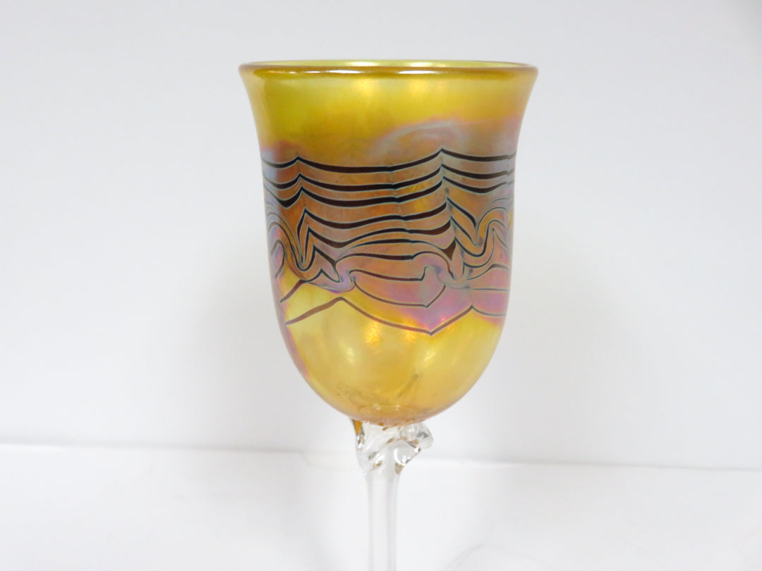 Charlie Miner Handblown Goblet