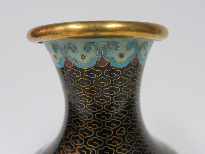 Cloisonne Vase on Stand