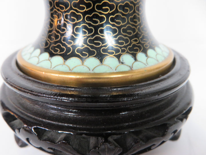 Cloisonne Vase on Stand