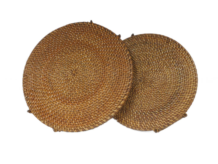 Rattan Tray Set