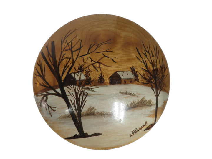 Wood Wall Plaque of Cabin
