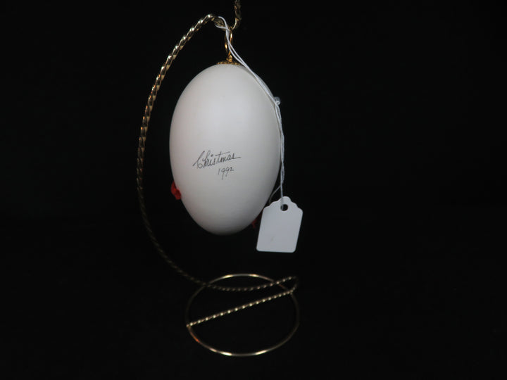 Goose Egg Ornament on Stand