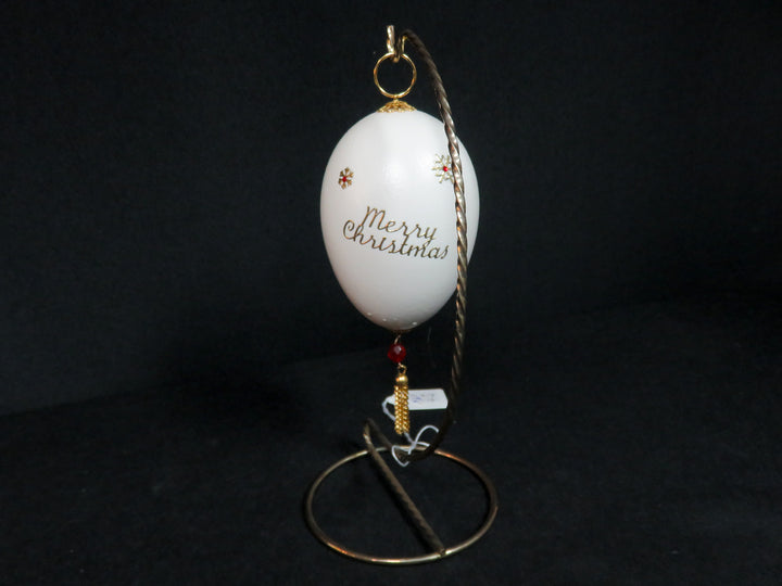 Goose Egg Ornament on Stand