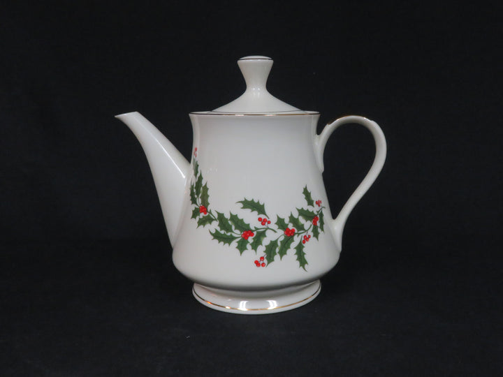 Christmas Holly Teapot