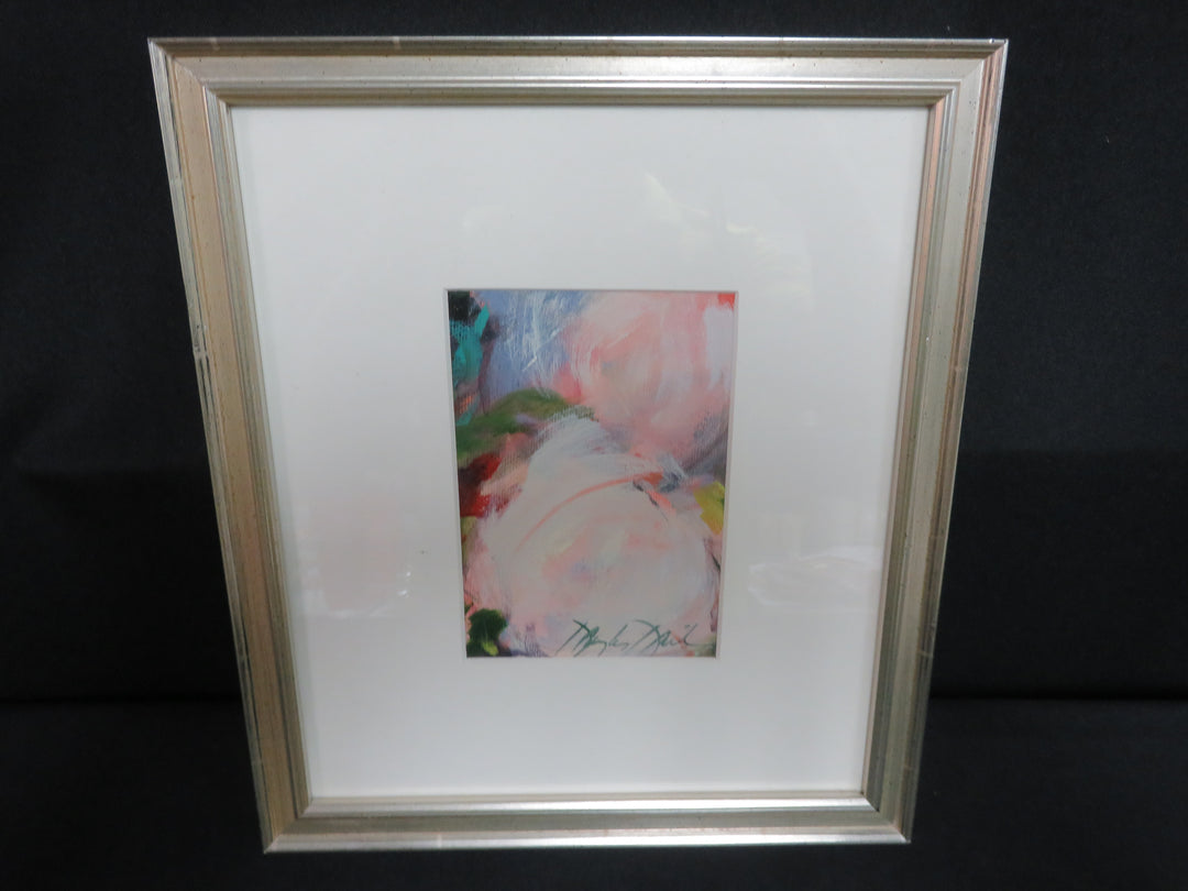 Pink Blooms Original Oil Painting