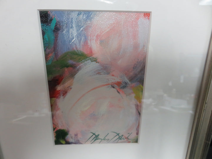 Pink Blooms Original Oil Painting