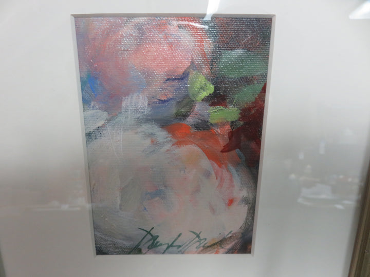 White Peony Original Oil Painting
