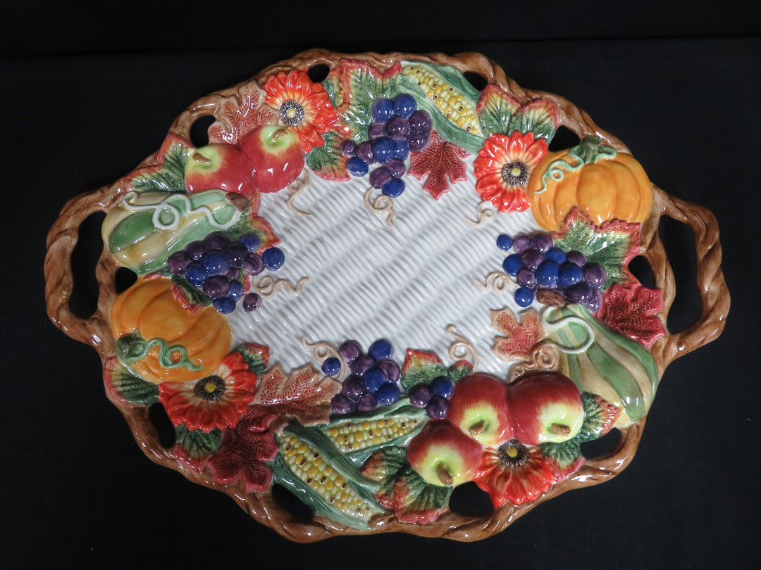 Fitz & Floyd Fall Theme Tray