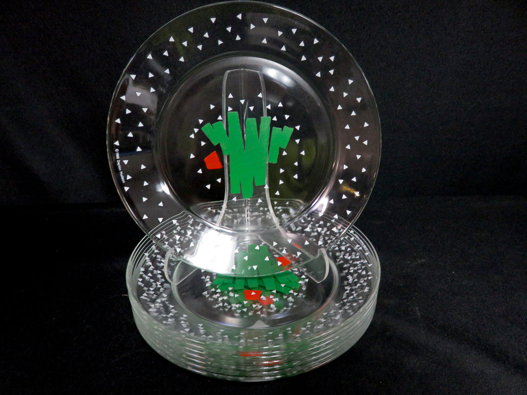 Arcoroc Christmas Plates