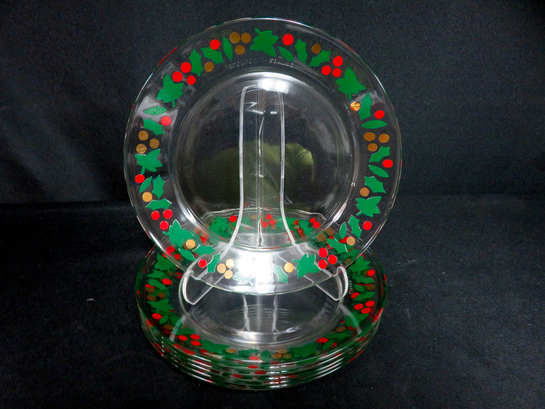 Arcoroc Christmas Plates