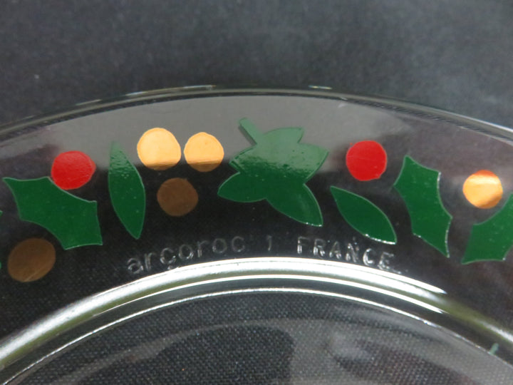 Arcoroc Christmas Plates