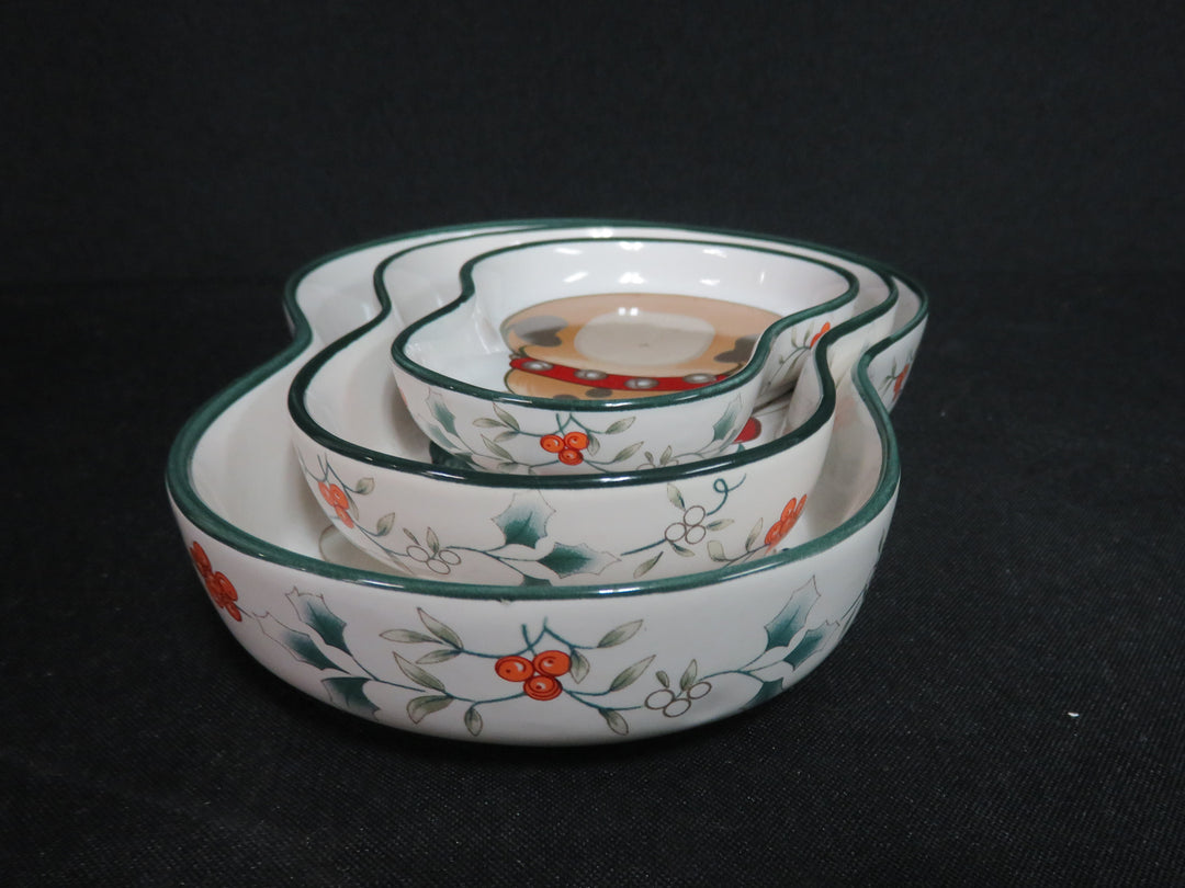 Pfaltzgraff Holiday Tidbit Dishes