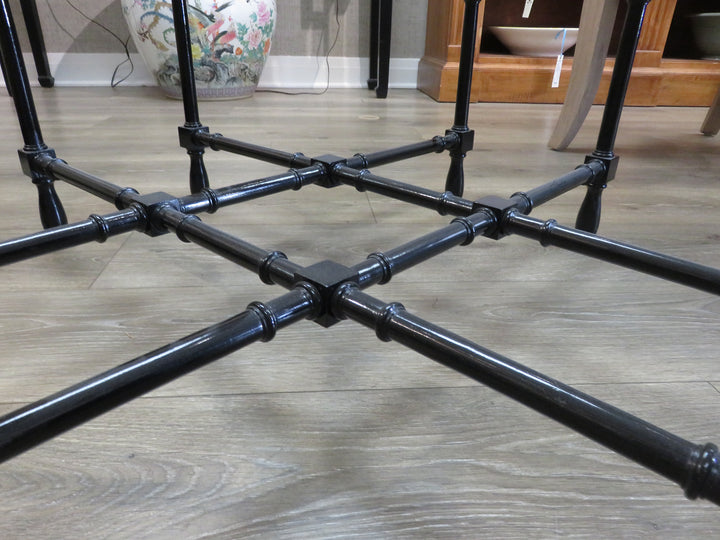 Hollywood Regency Faux Bamboo Coffee Table