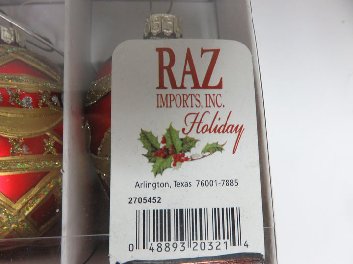 RAZ Christmas Ornaments