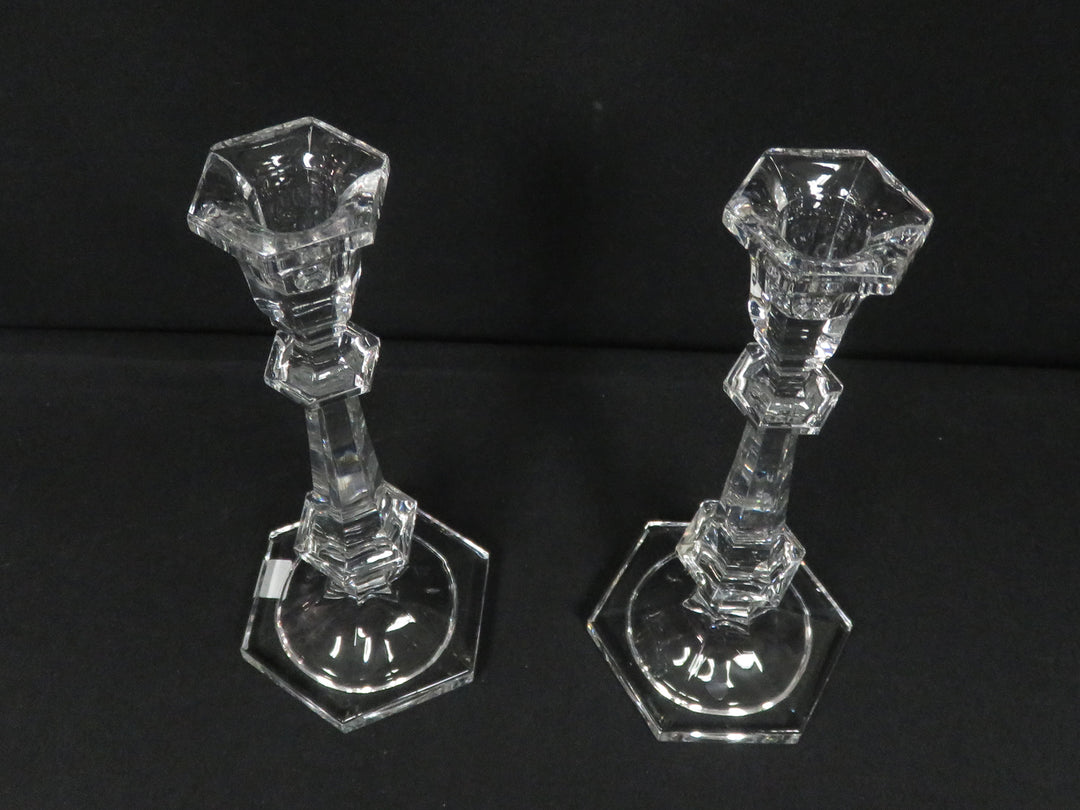 Glass Candlesticks