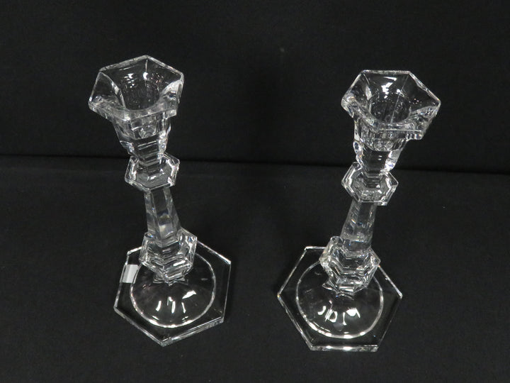 Glass Candlesticks