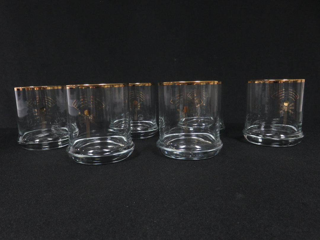 Gold Rimmed DOF Glasses