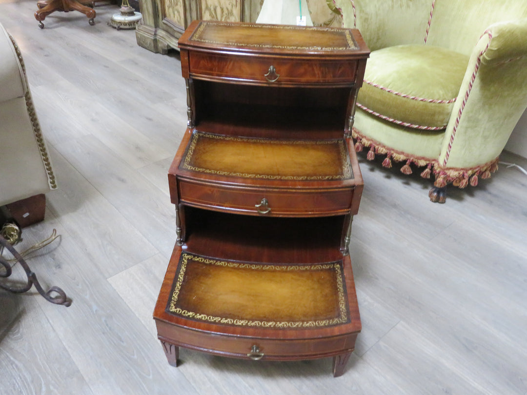 Vintage Library Step Side Table