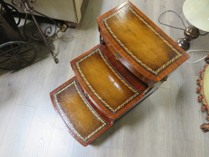 Vintage Library Step Side Table