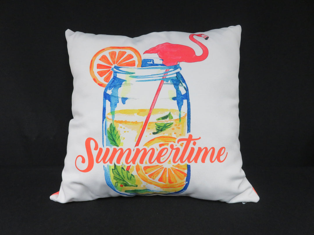 "Summertime" Throw Pillow