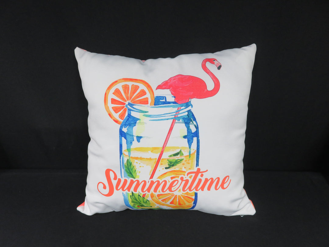 "Summertime" Throw Pillow