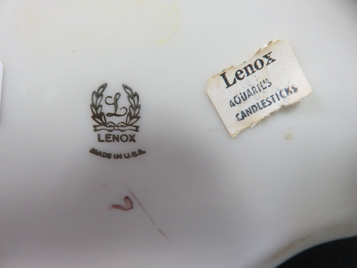 Lenox Aquarius Candleholders