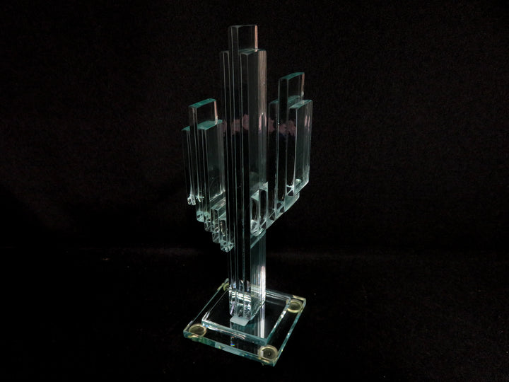 Glass Cactus Sculpture