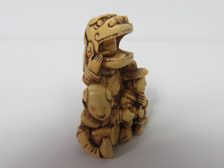 Japanese Netsuke Figure on Stand