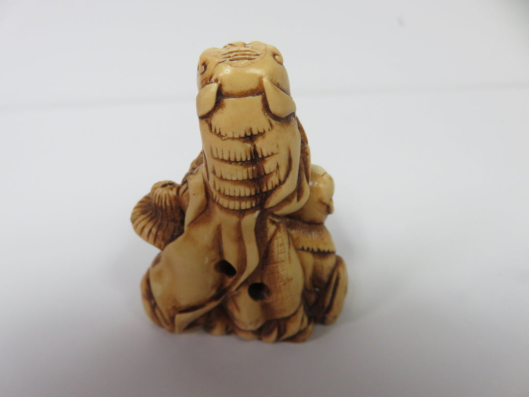 Japanese Netsuke Figure on Stand