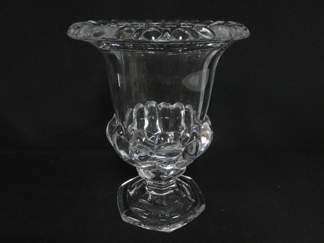 Clear Pedestal Vase