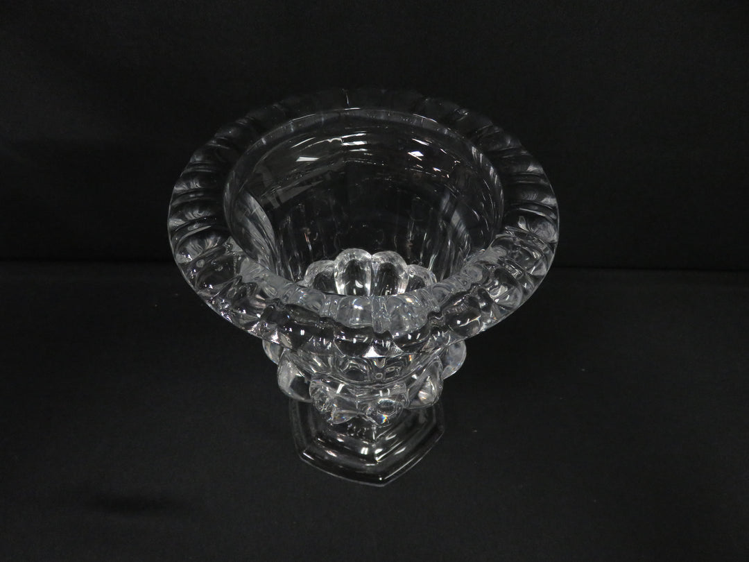 Clear Pedestal Vase