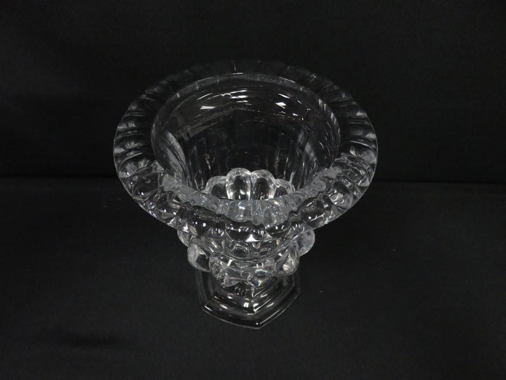 Clear Pedestal Vase