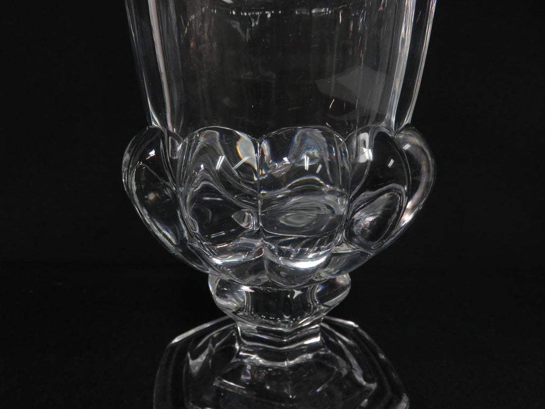 Clear Pedestal Vase