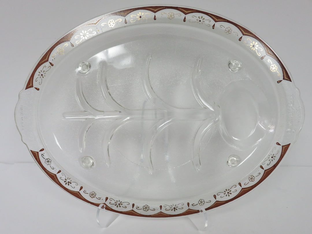 MCM Inland Glass Platter