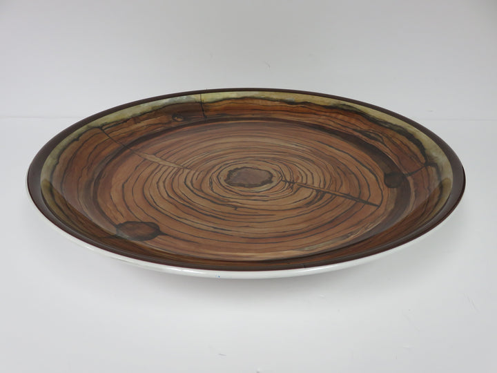 Faux Wood Melamine Tray