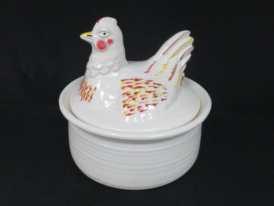California Pottery Covered Bowl