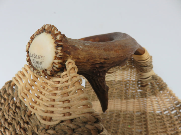Vintage Leslee Burtt Basket