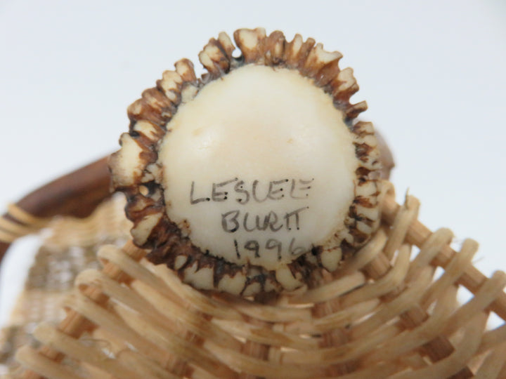 Vintage Leslee Burtt Basket