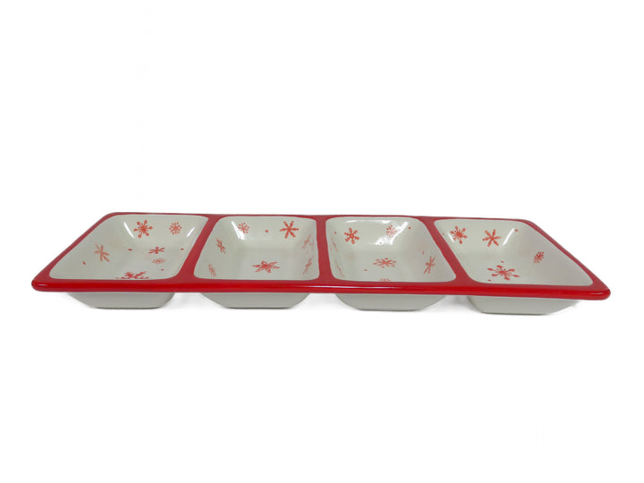 Snowflake Divided Dish