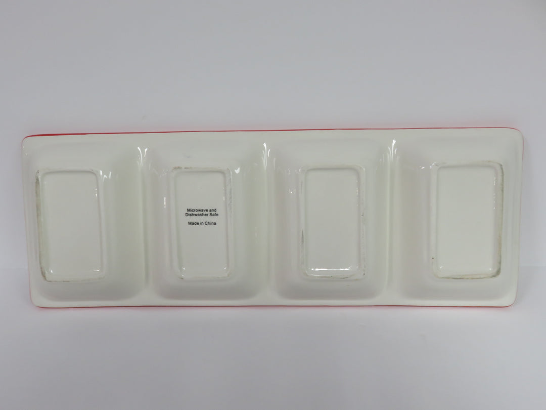 Snowflake Divided Dish