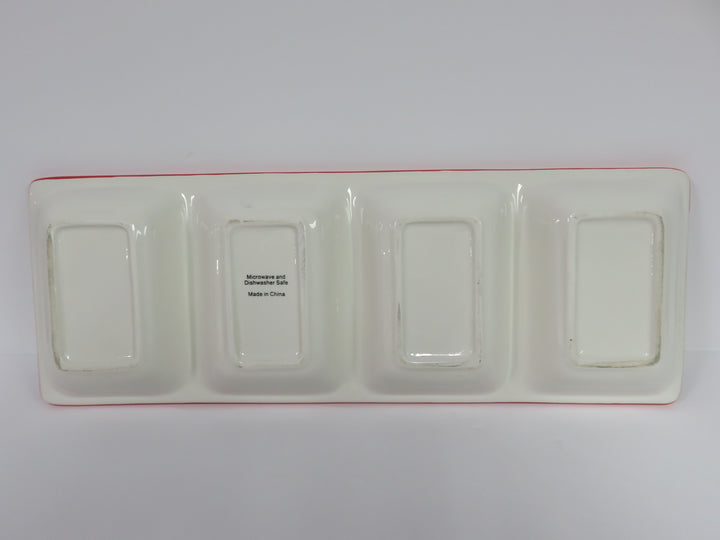Snowflake Divided Dish